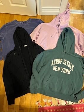 Clearance bundle of hoodies with imperfections - size large